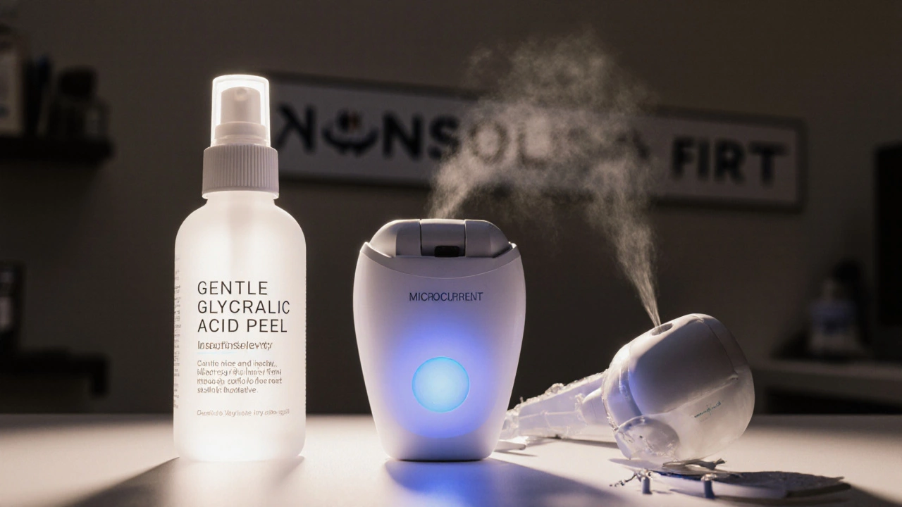 Альтернативные безопасные процедуры для кожи с пигментацией: пилинг, микротоки и озонотерапия.